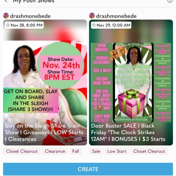 LIKE NOTIFICATIONS OF SPECIAL POSH SHOWS I Giveaways I Free GIFTS IFREE Bonuses - Picture 12 of 17